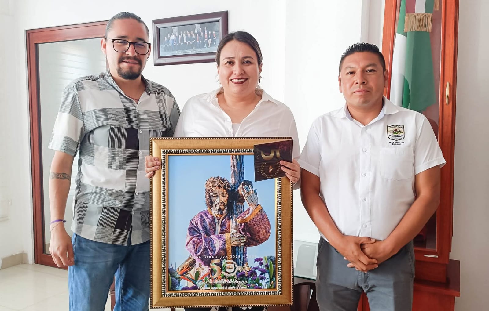 Blanca Angulo reconoce aportación cultural de Proyección Juvenil en Chiautempan